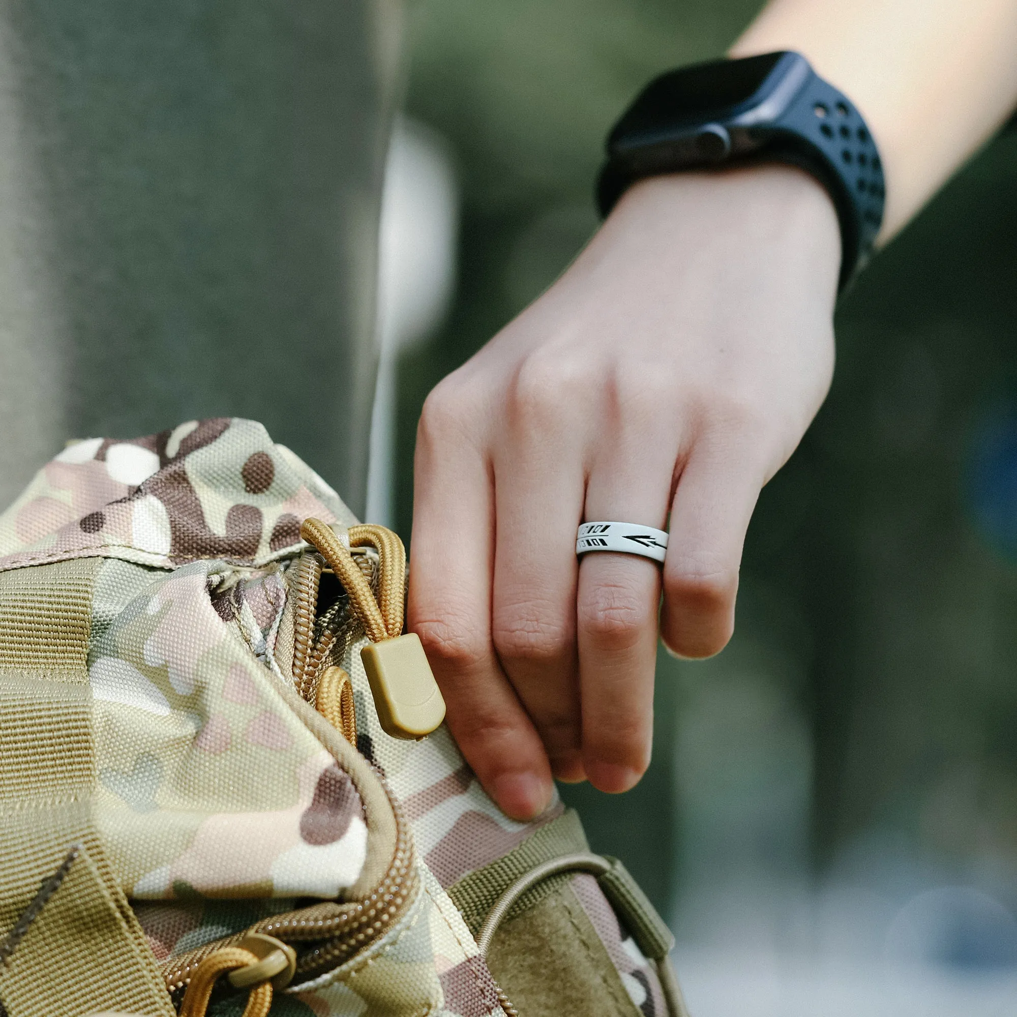 Women's Printed Aura 3 - Silicone Ring
