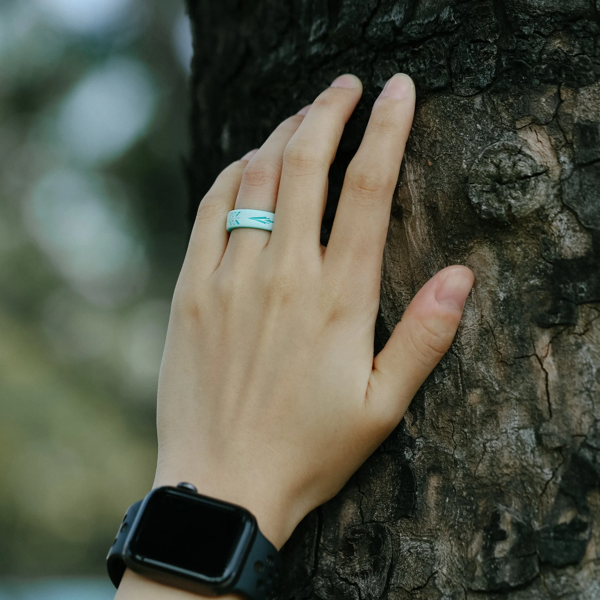 Women's Printed Aura 3 - Silicone Ring