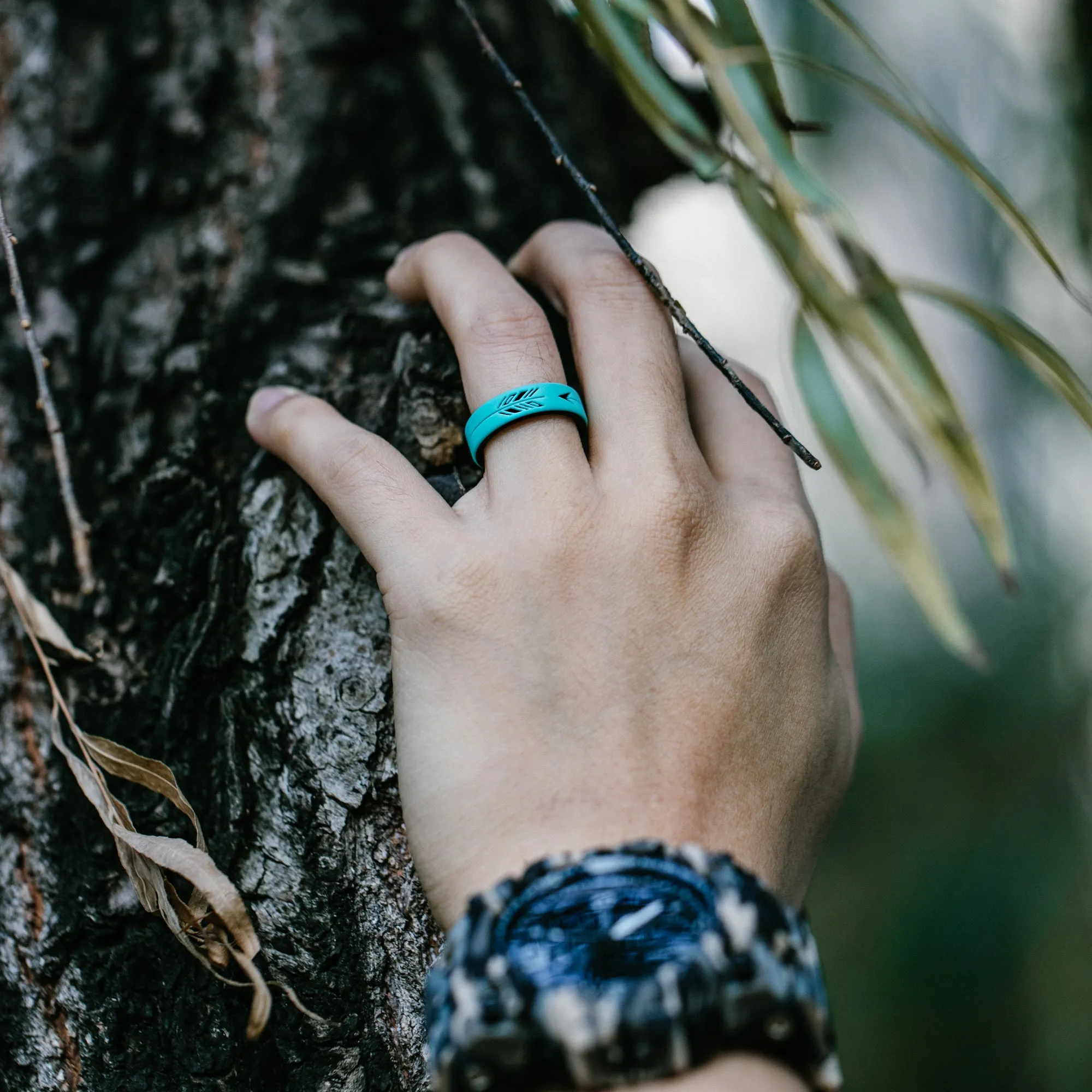Women's Printed Aura 3 - Silicone Ring