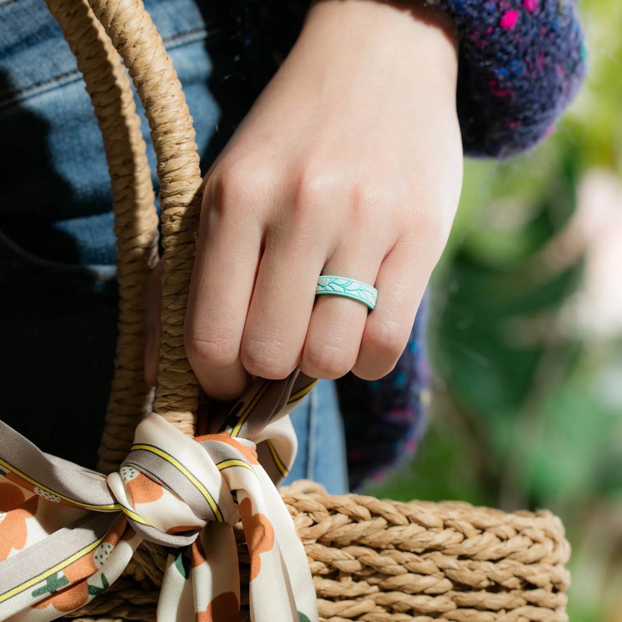 Women's Printed Aura 3 - Silicone Ring