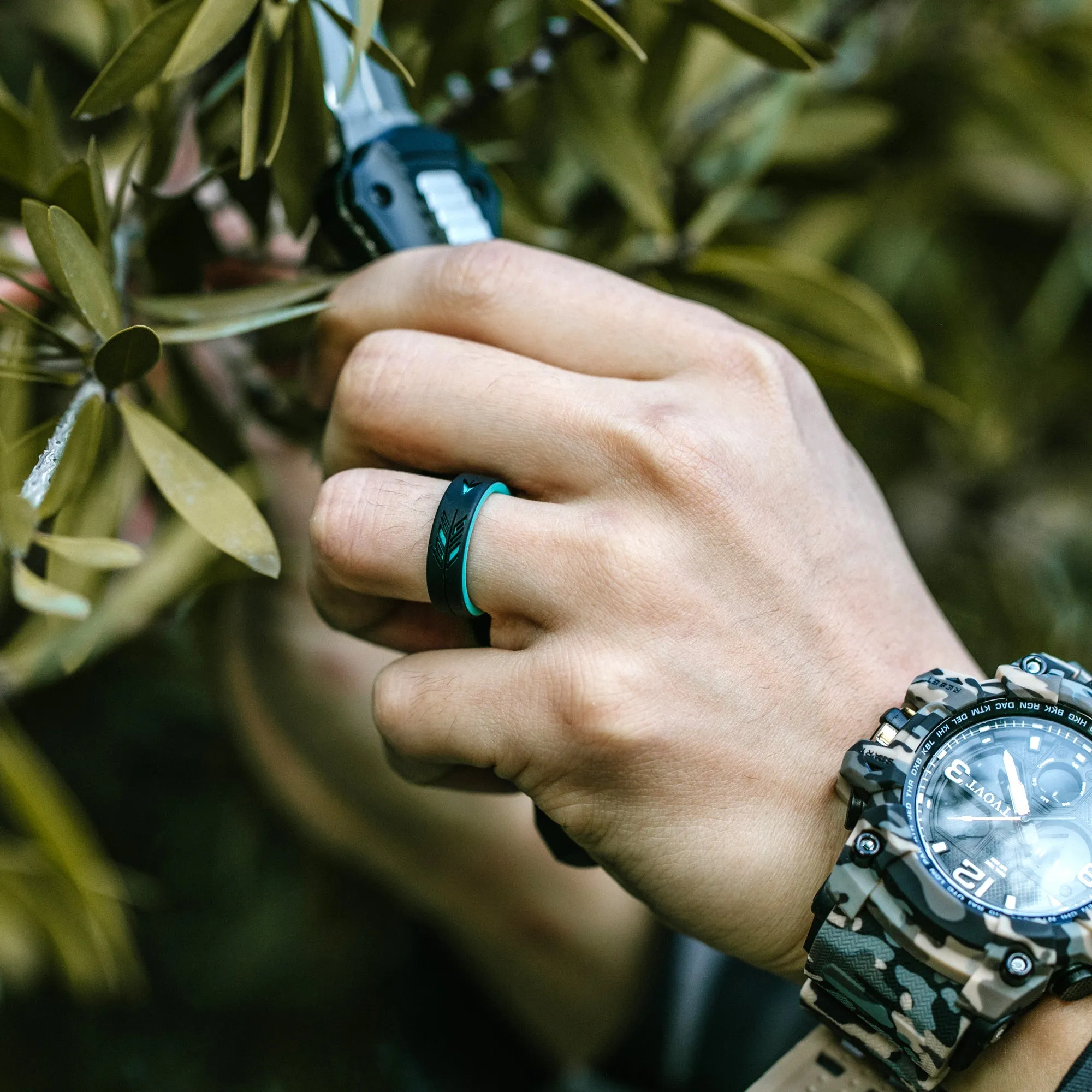 Women's Printed Aura 3 - Silicone Ring