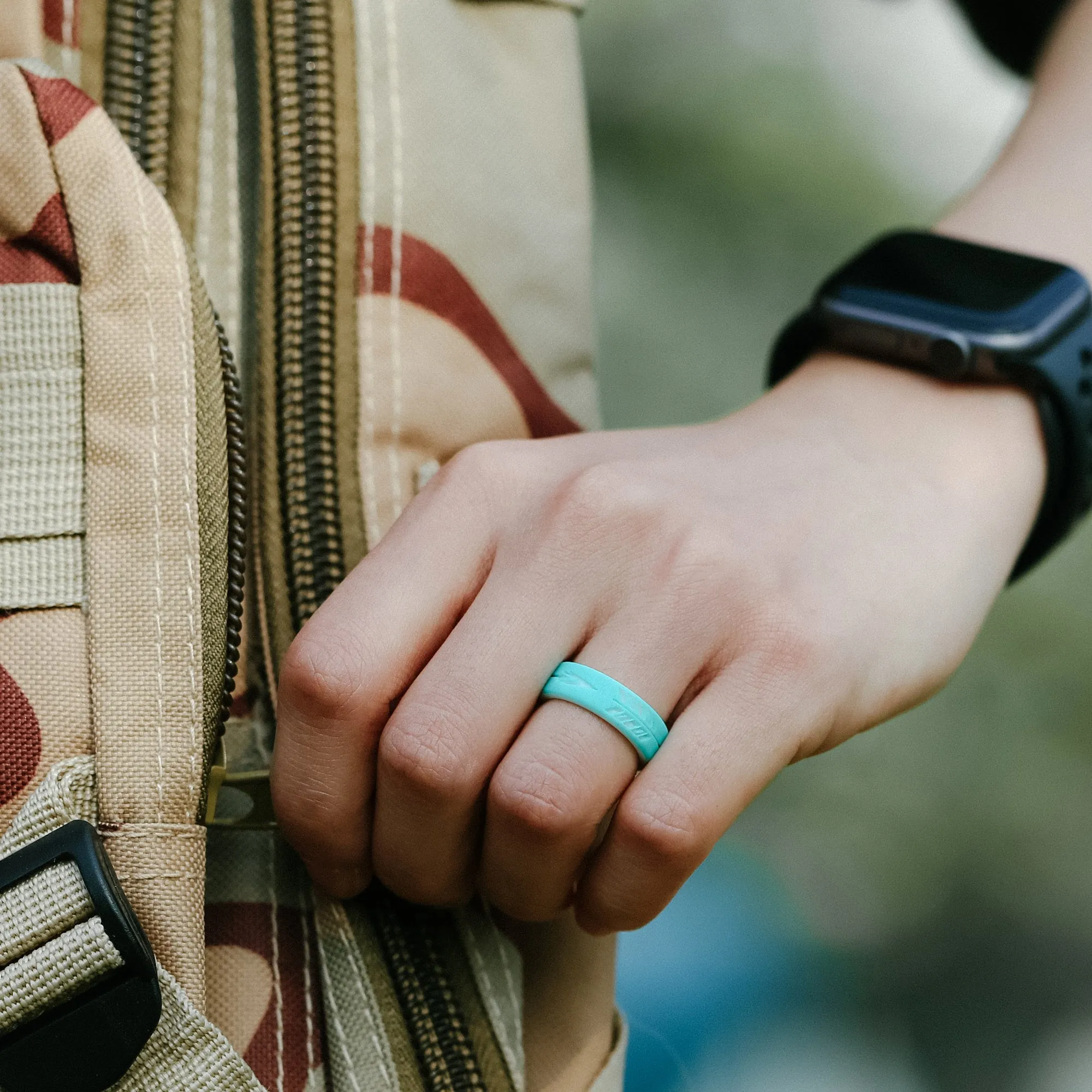 Women's Printed Aura 3 - Silicone Ring