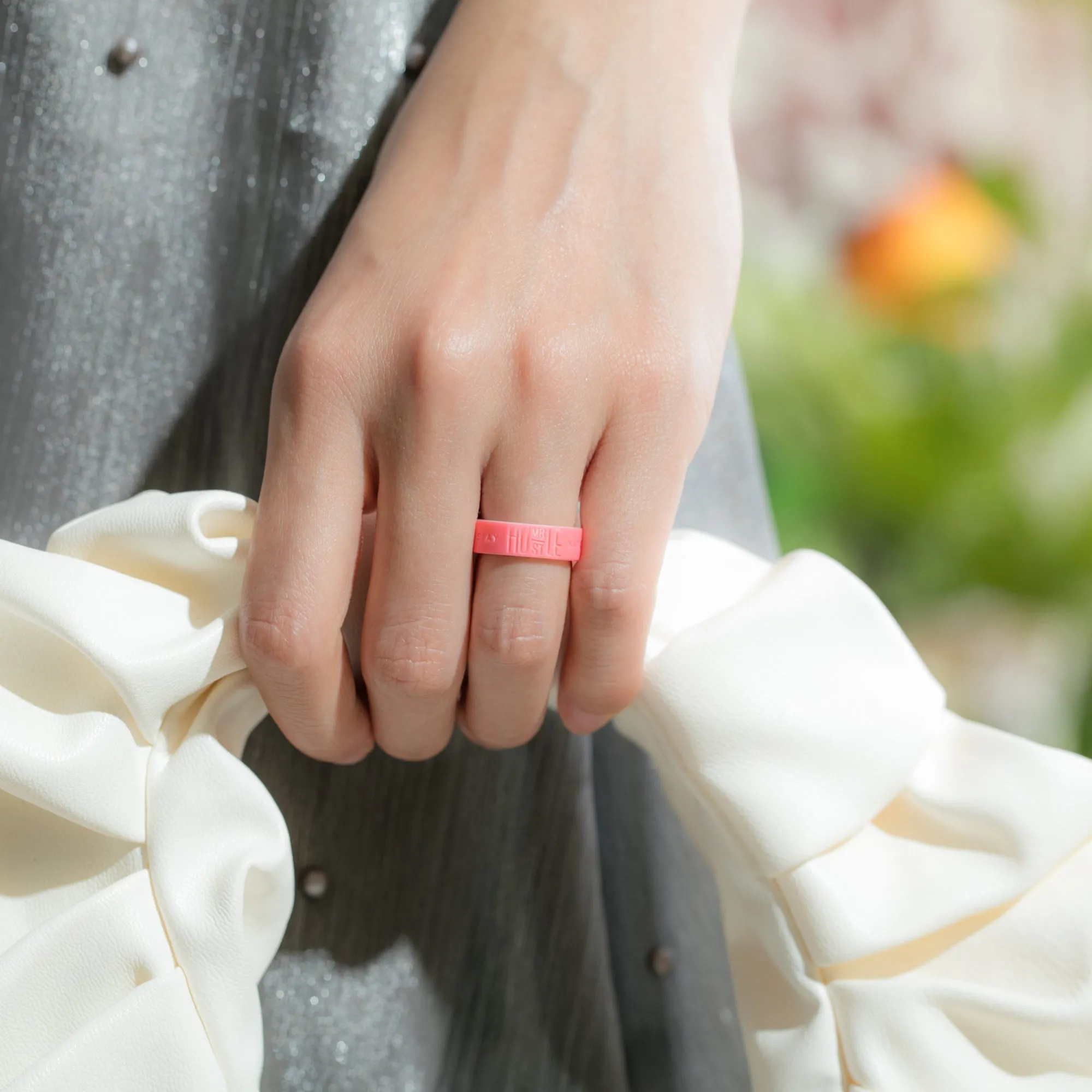 Women's Printed Aura 4  - Silicone Ring